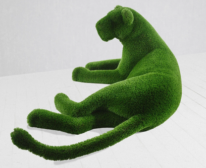Outdoor Artificial Turf Animals -Lying lioness